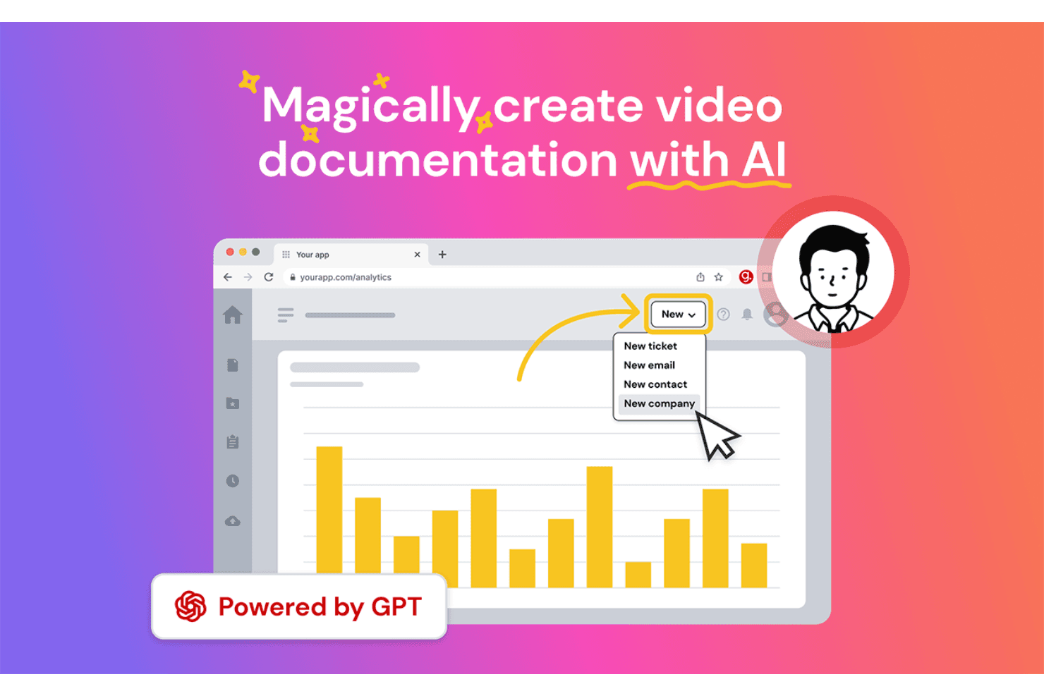 Guidde creates AI-powered guides to streamline customer onboarding.