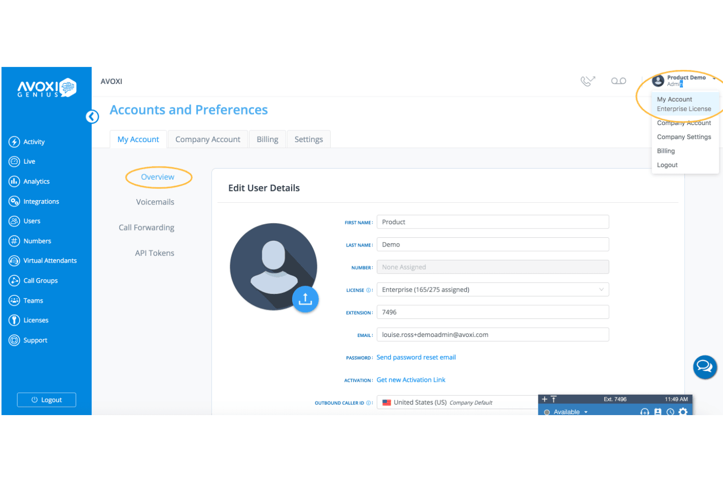 AVOXI screenshot
