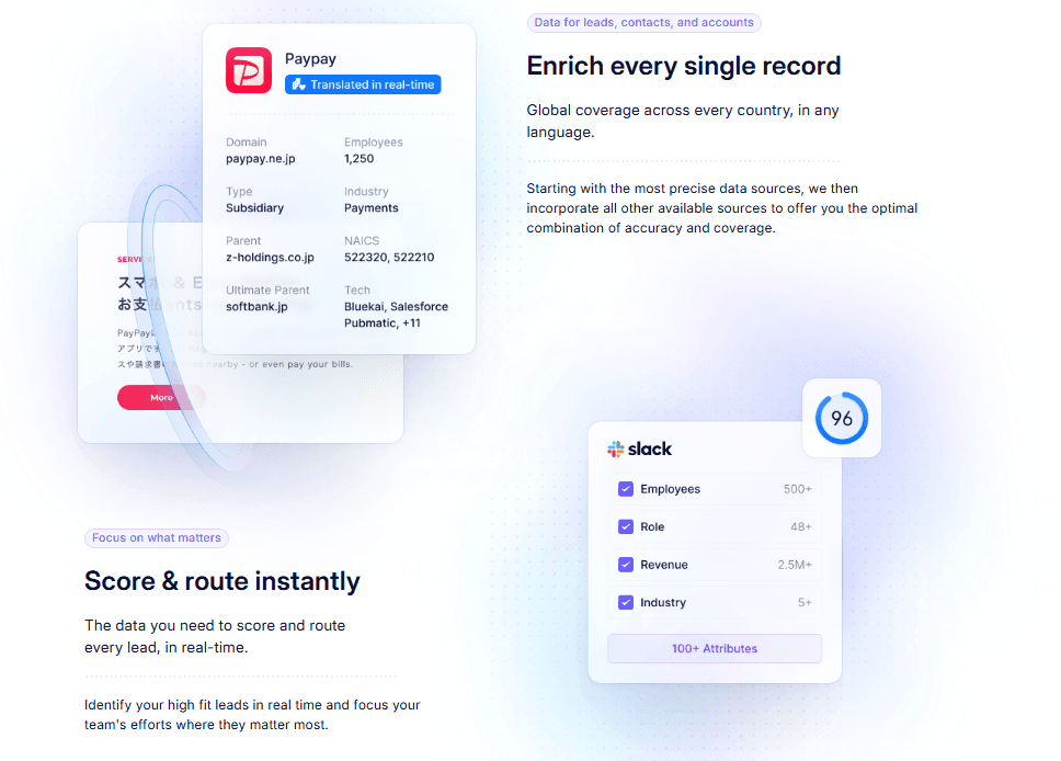 Clearbit screenshot