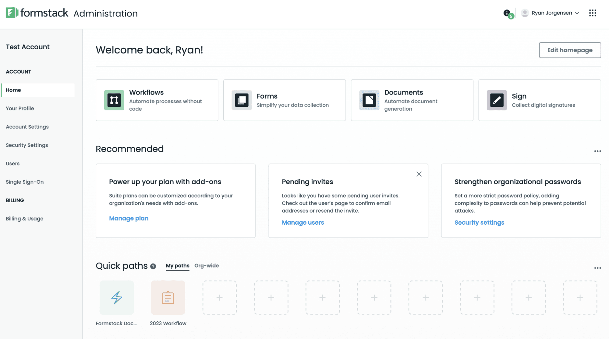 Formstack screenshot