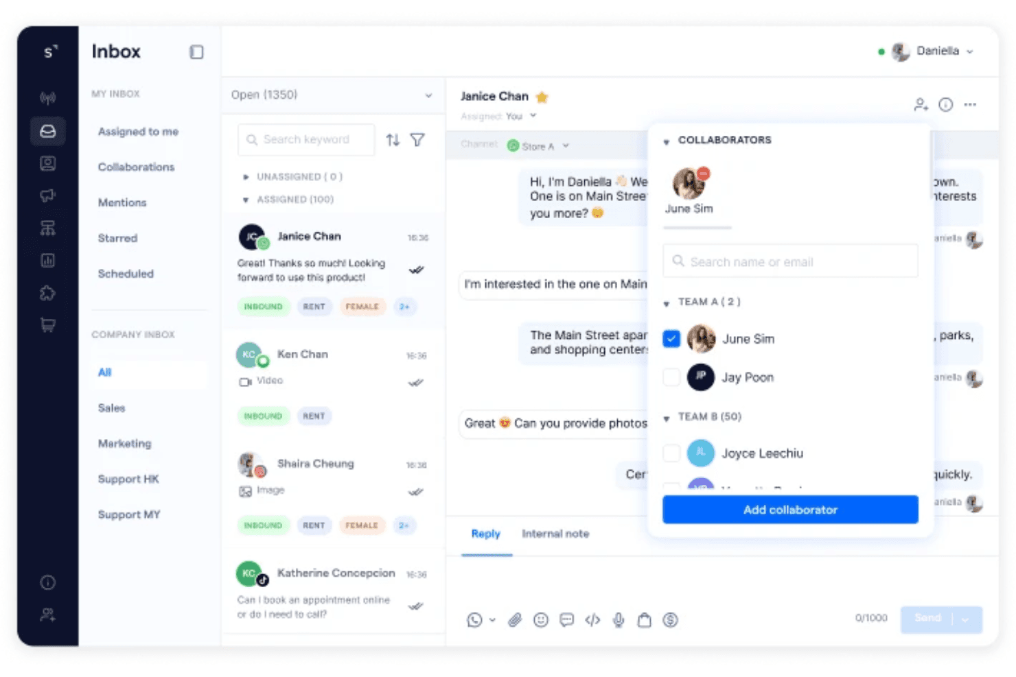 SleekFlow screenshot