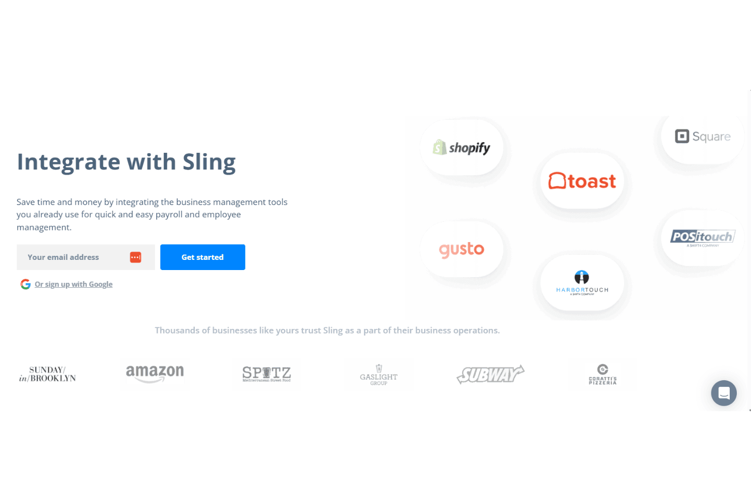 Sling screenshot