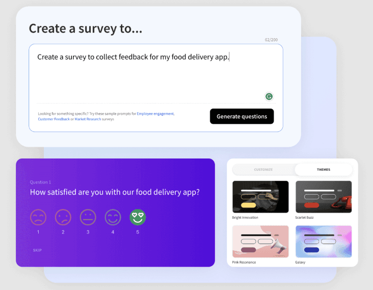 SurveySparrow screenshot