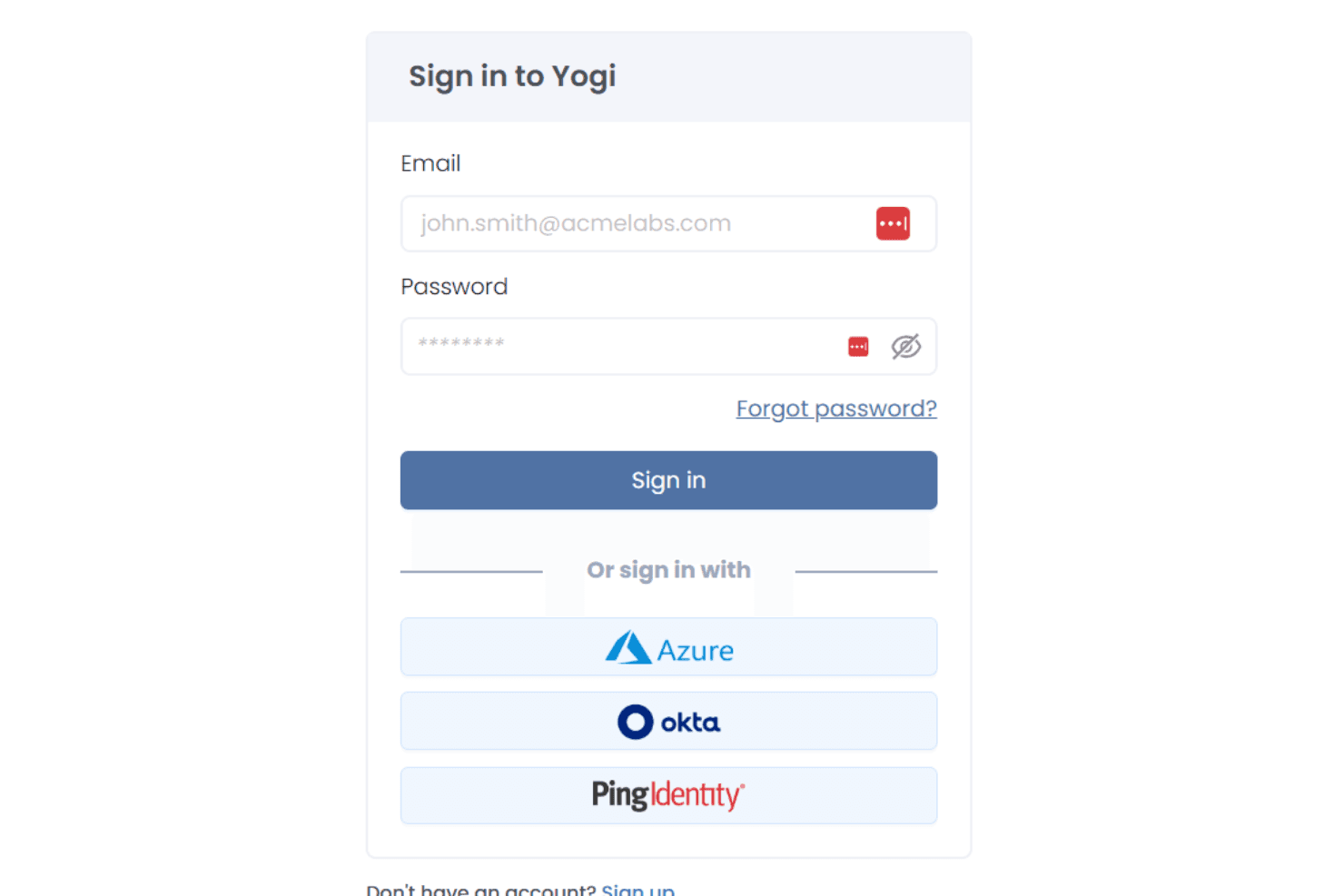 Yogi screenshot