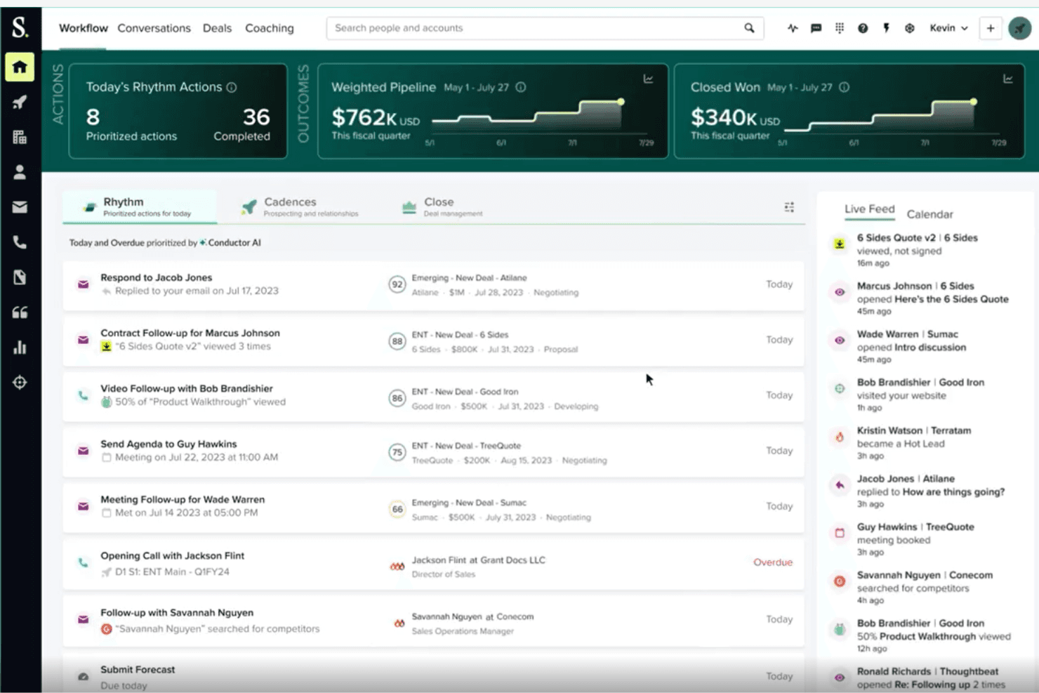 Drift automates chat flows to qualify leads and boost conversions.