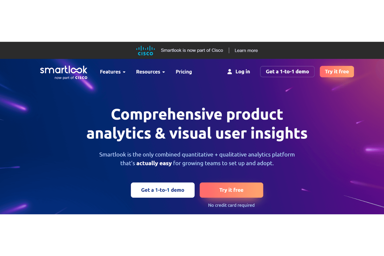 Smartlook is a user-behavior tracking platform that helps teams improve online customer experiences.