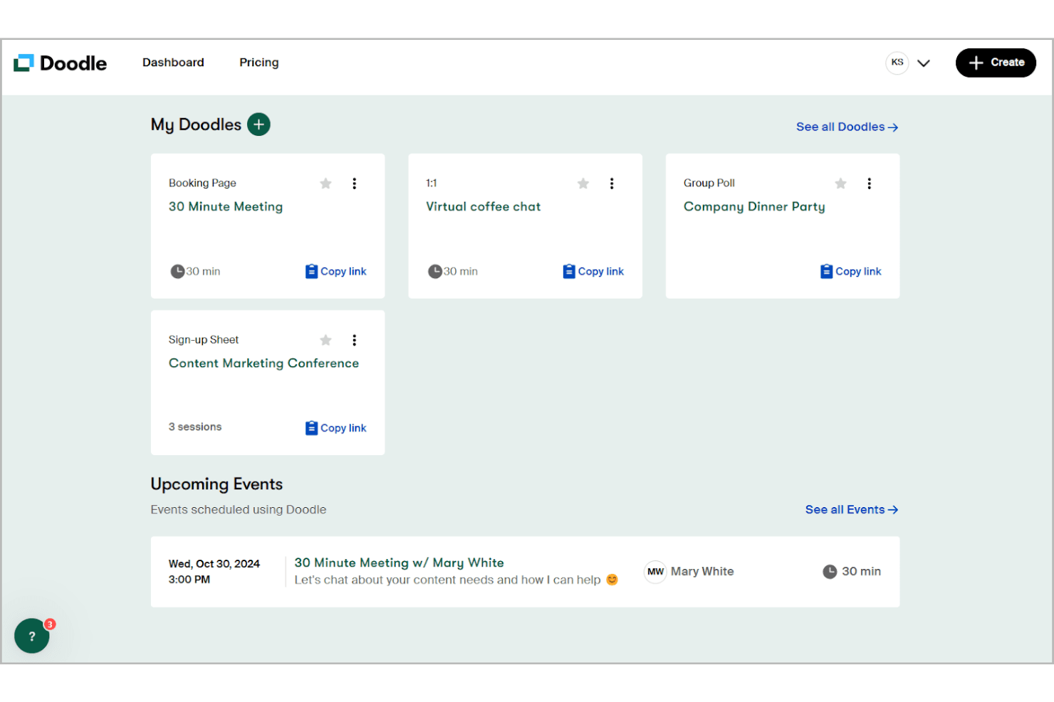 Doodle streamlines scheduling by letting teams quickly find meeting times.