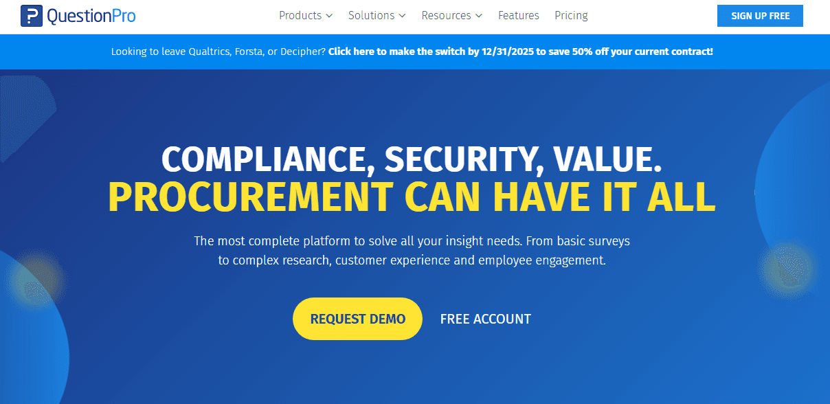 Online survey platform for creating, distributing, and analyzing surveys.