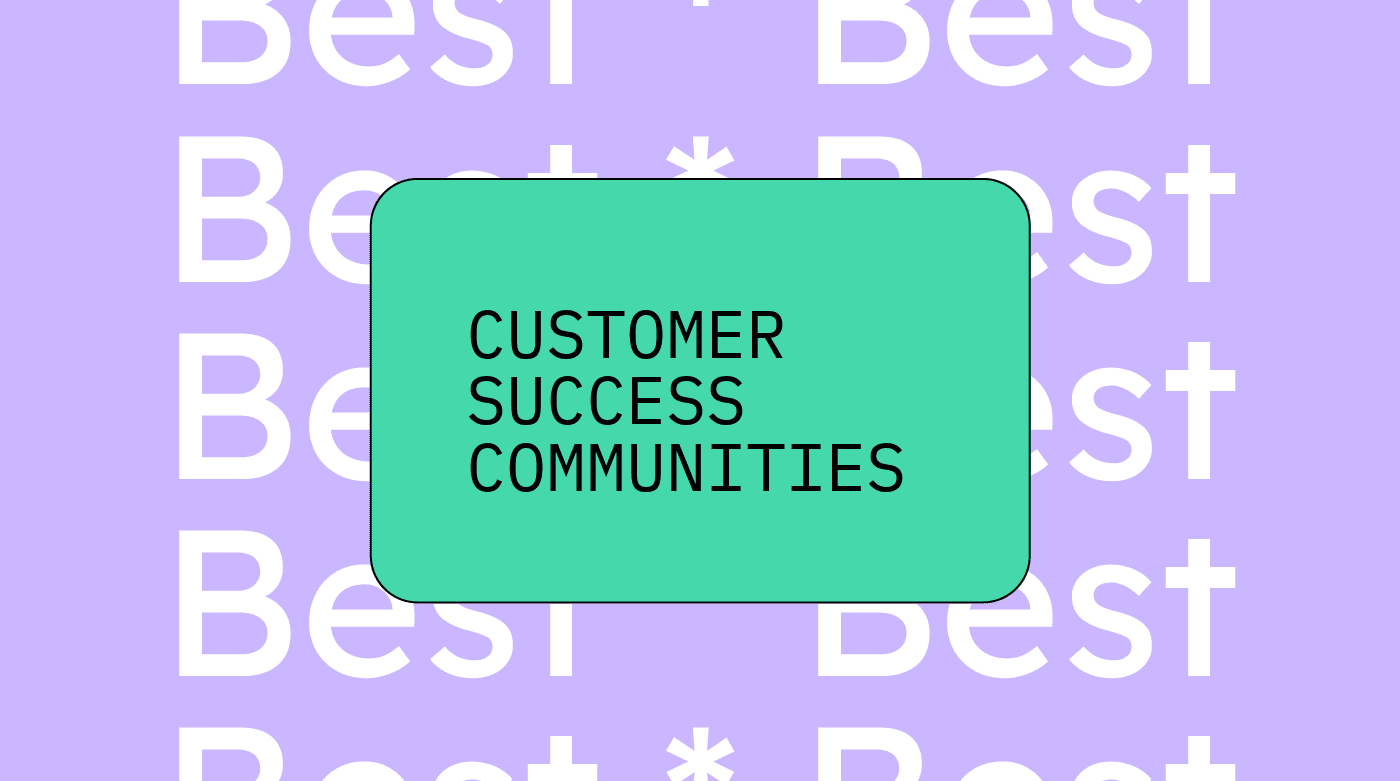 Customer success communities generic best of