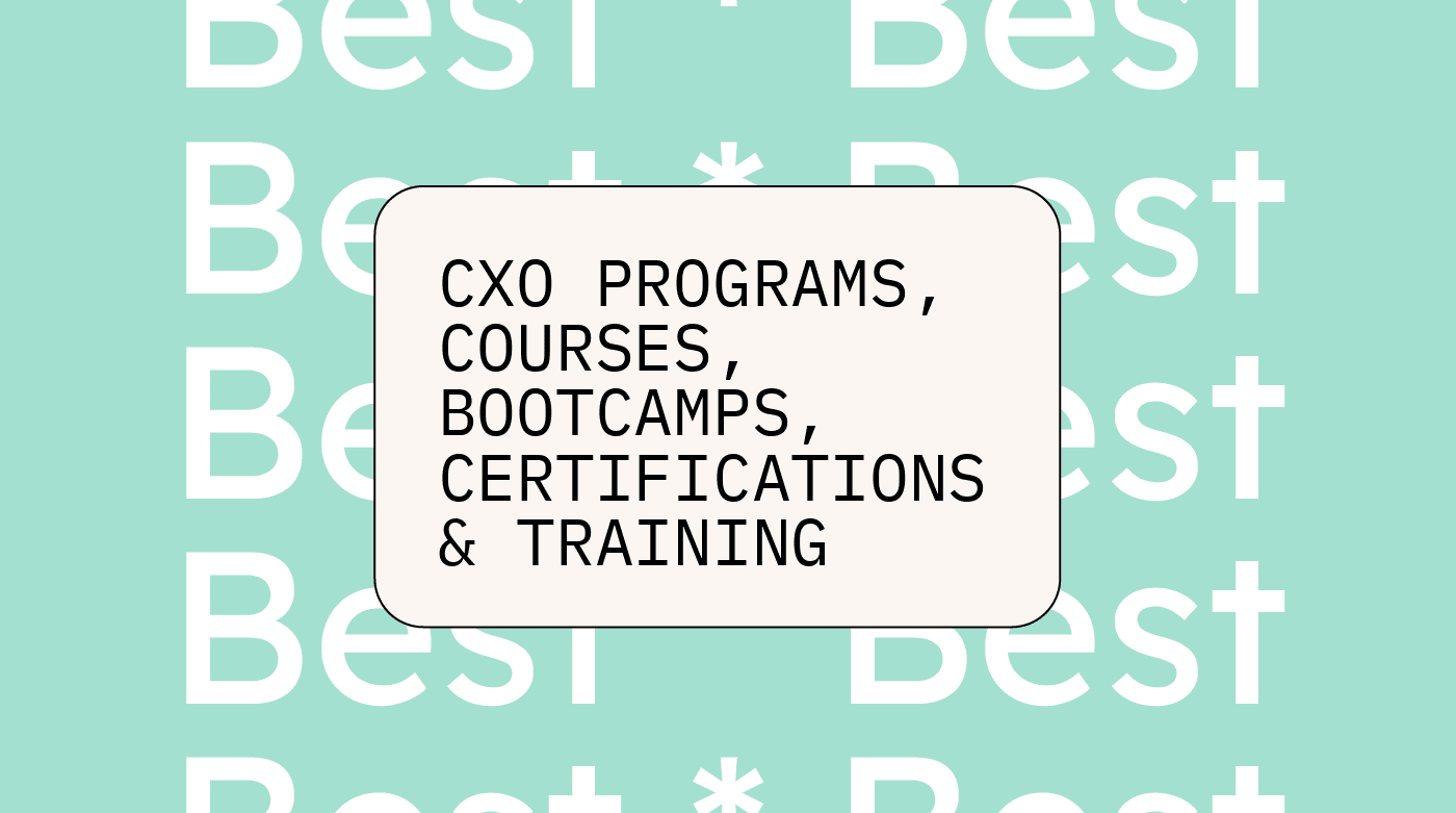 Cxo programs courses bootcamps certifications training generic best of 73158