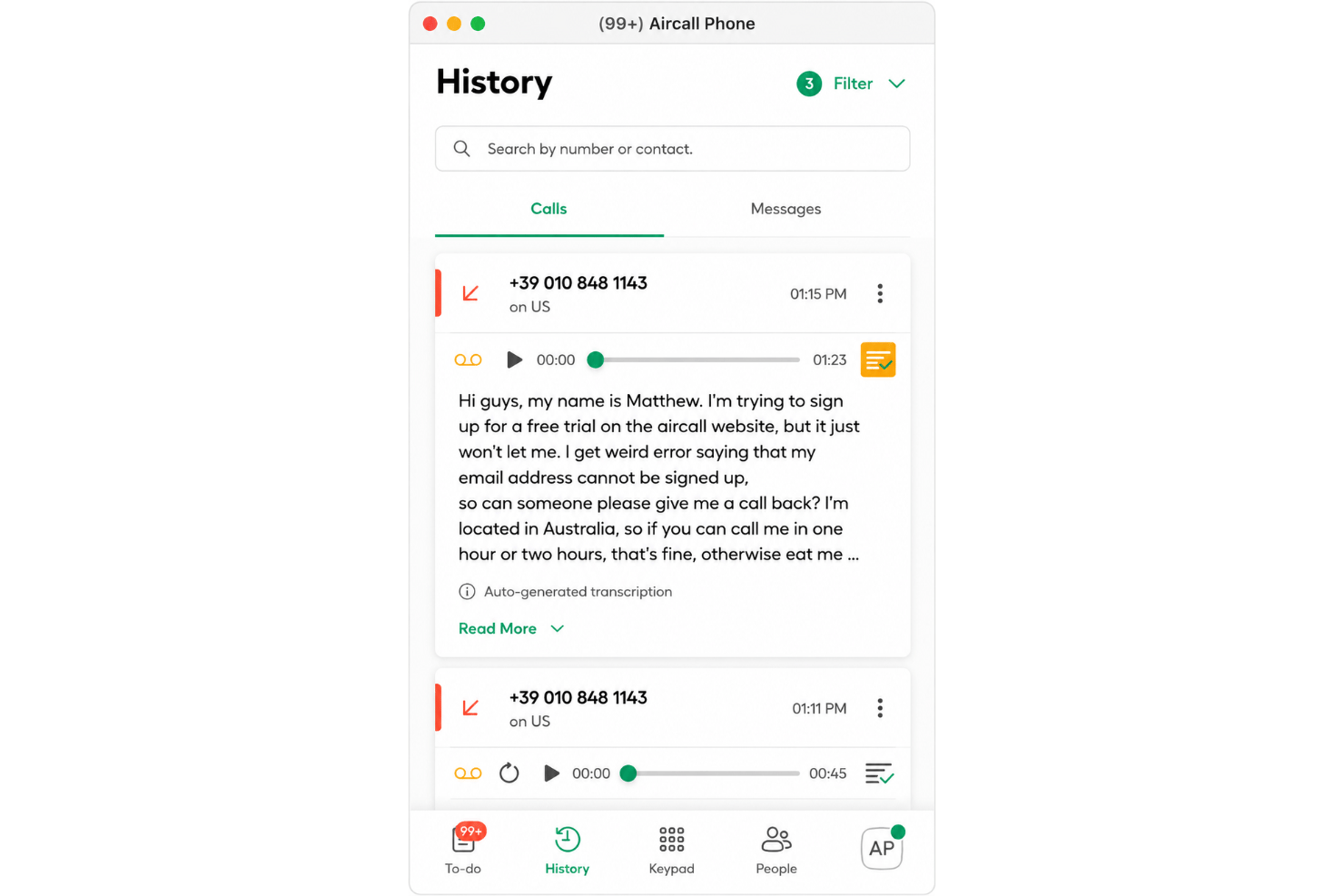 screenshot - Aircall Review: Pros, Cons, Features, and Pricing Explained