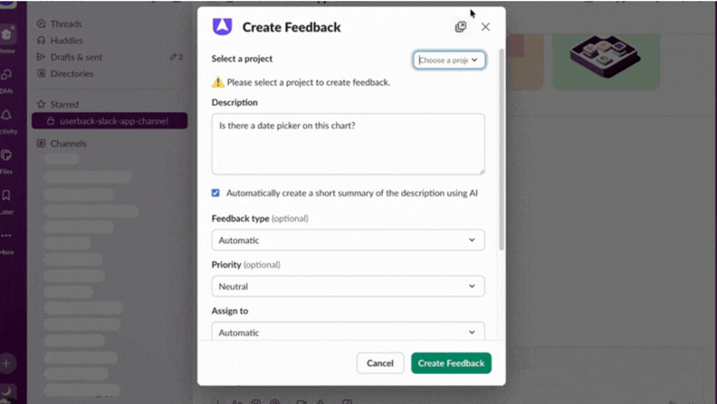 Userback Adds Slack Feedback Capture