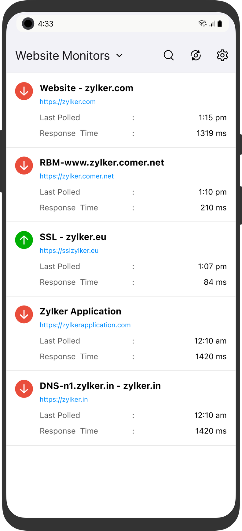 Site24x7 Redesigns Mobile Poller for Mobile Network Monitoring