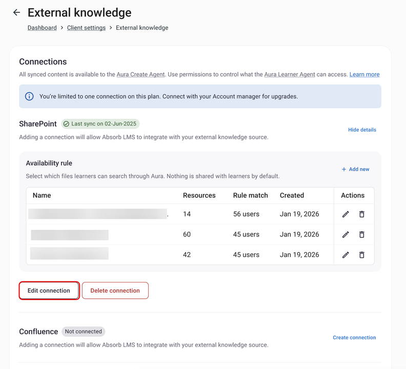 Absorb Aura Adds Department Controls for External Knowledge