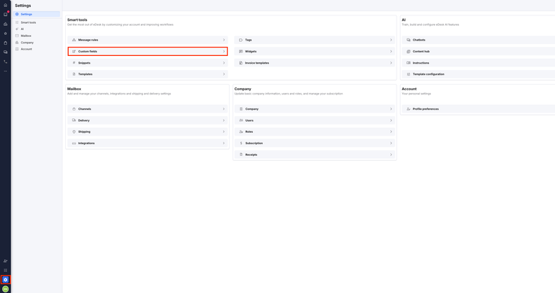 eDesk Adds Custom Field Views