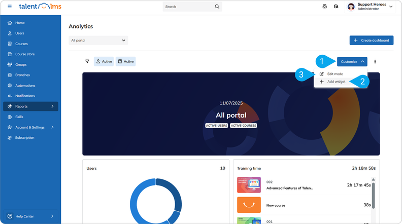 TalentLMS Introduces Real-Time Training Insights Analytics Dashboard