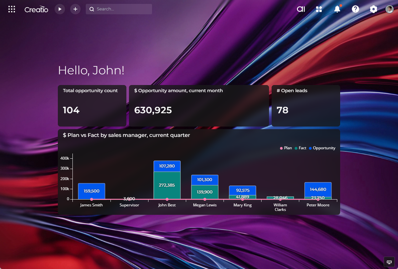 CRM Creatio Delivers Major AI, Mobile, and UI Enhancements