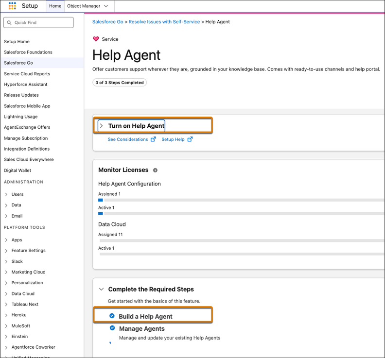 Salesforce Adds Quick Service Agent Configuration for Help Agents
