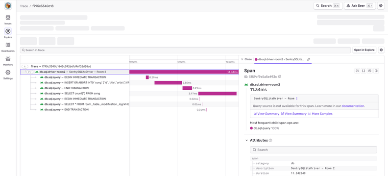 Sentry Stabilizes SQLite Performance Tracing on Android