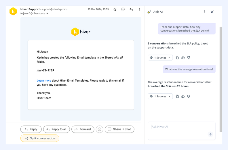 Hiver Enhances AI With New Data Sources and Sheet Queries