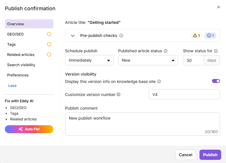 Document360 Adds Smarter Publishing and Improved Help Exports