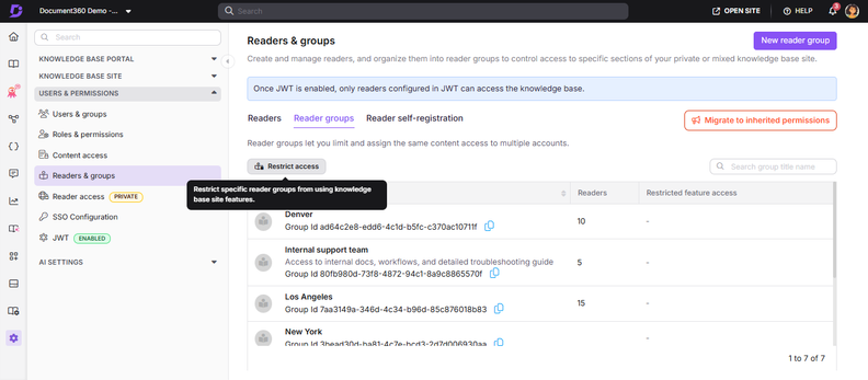 Document360 Adds API v3 and Eddy AI Access Controls