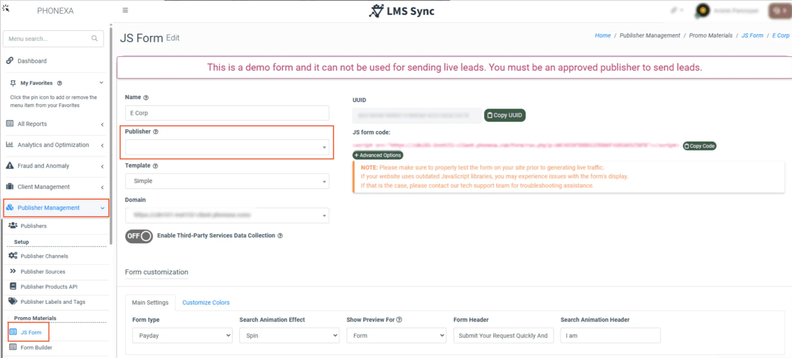 Phonexa Adds Buyer Report Controls, Publisher Assignment, and User Lookup