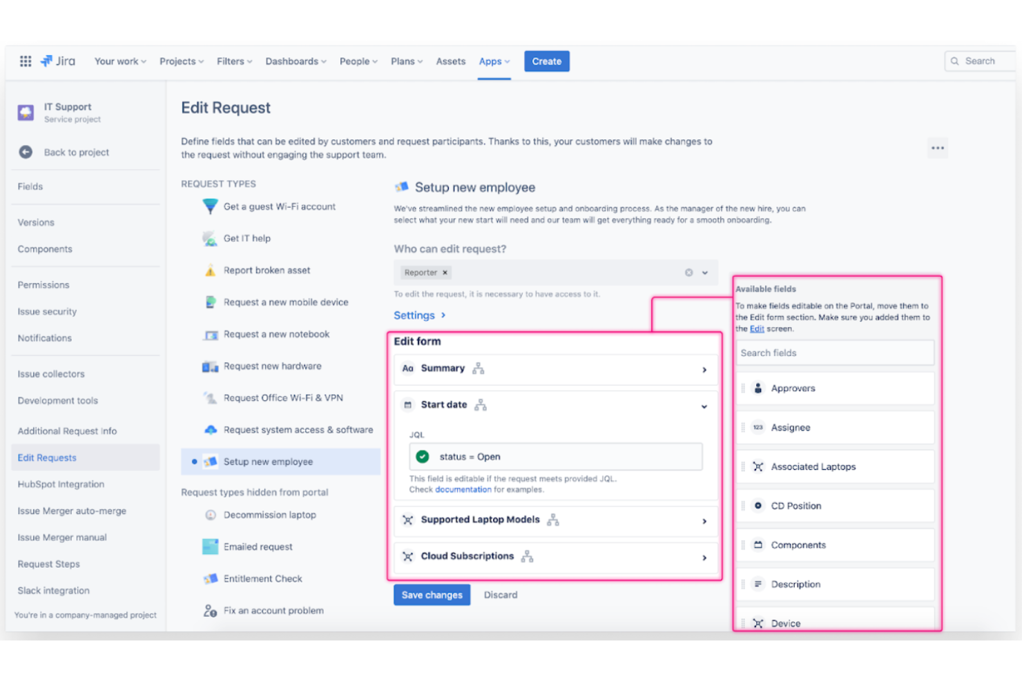 screenshot - Jira Service Management Kundenservice-Software Bewertung für 2026