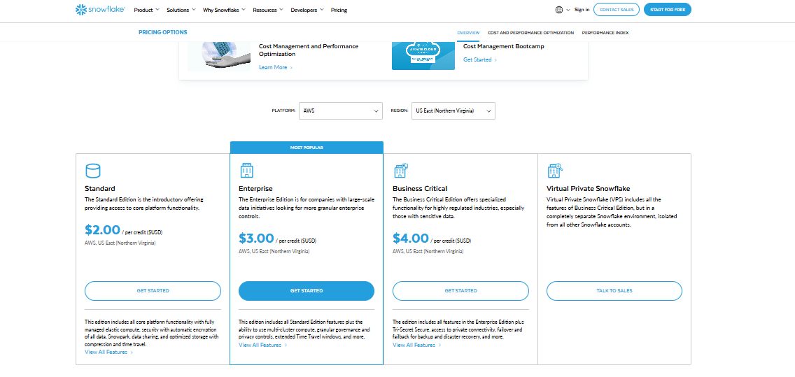 screenshot - Snowflake Review: Pros, Cons, Features &amp; Pricing
