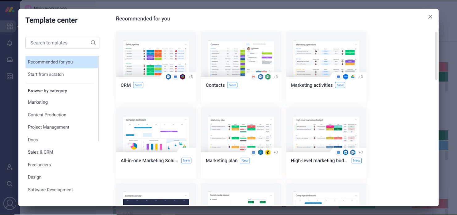 screenshot - monday CRM Review: Pros, Cons, Features &amp; Pricing
