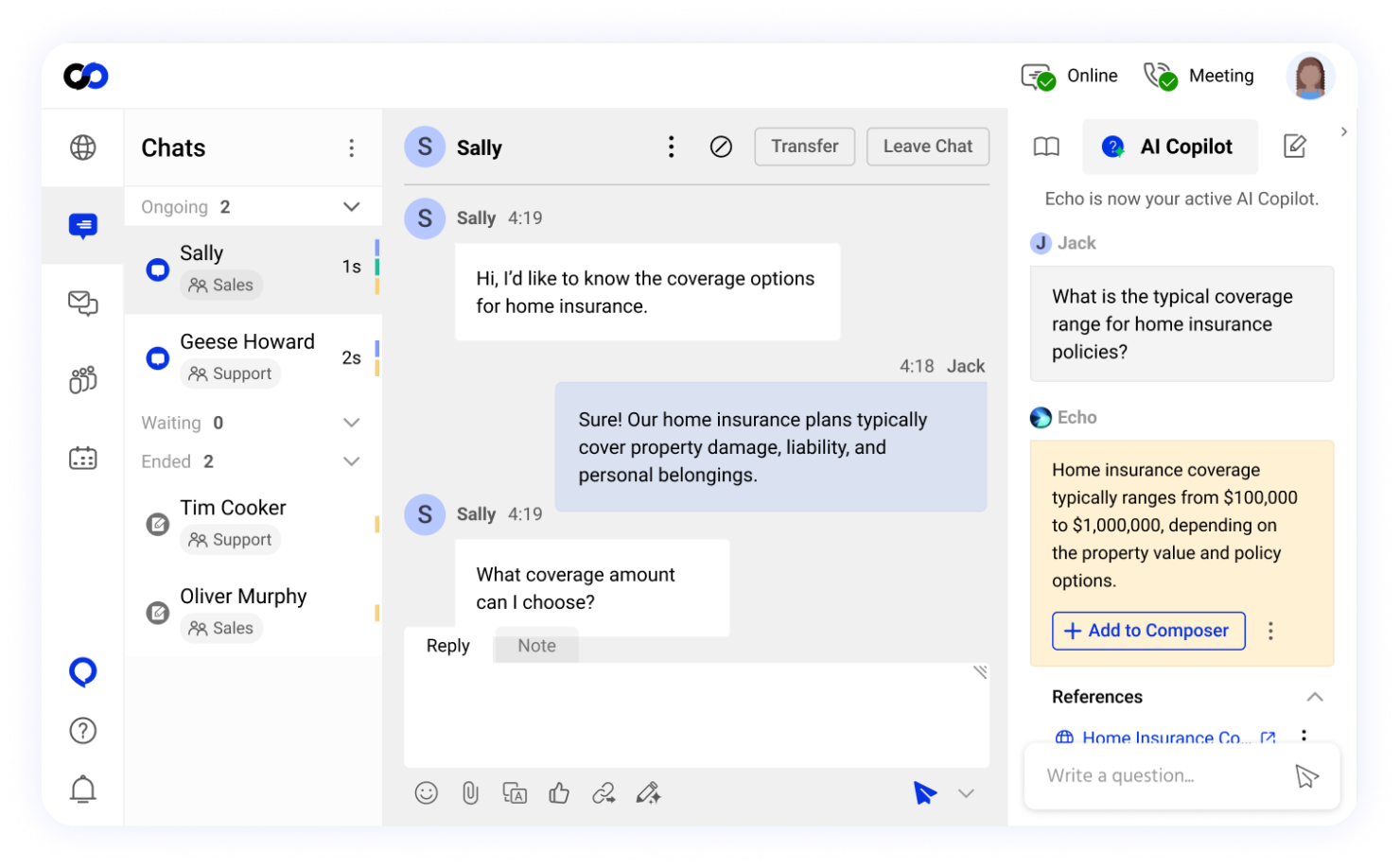 screenshot - Comm100 Review: Pros, Cons, Features, and Pricing