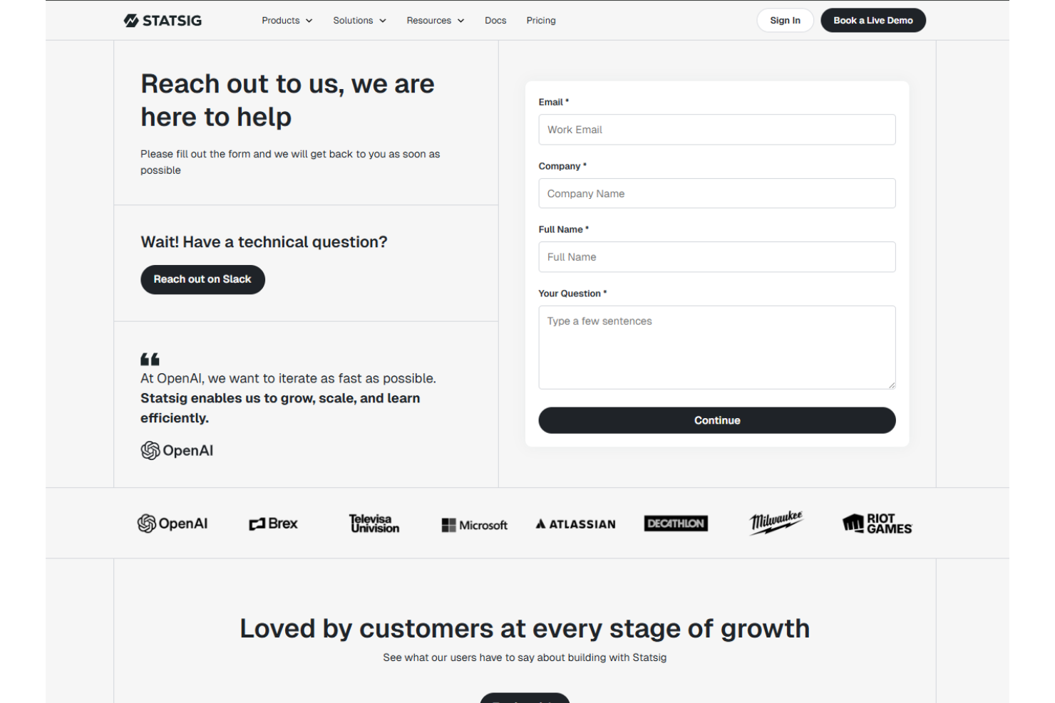 screenshot - Statsig Review: Pros, Cons, Features and Pricing