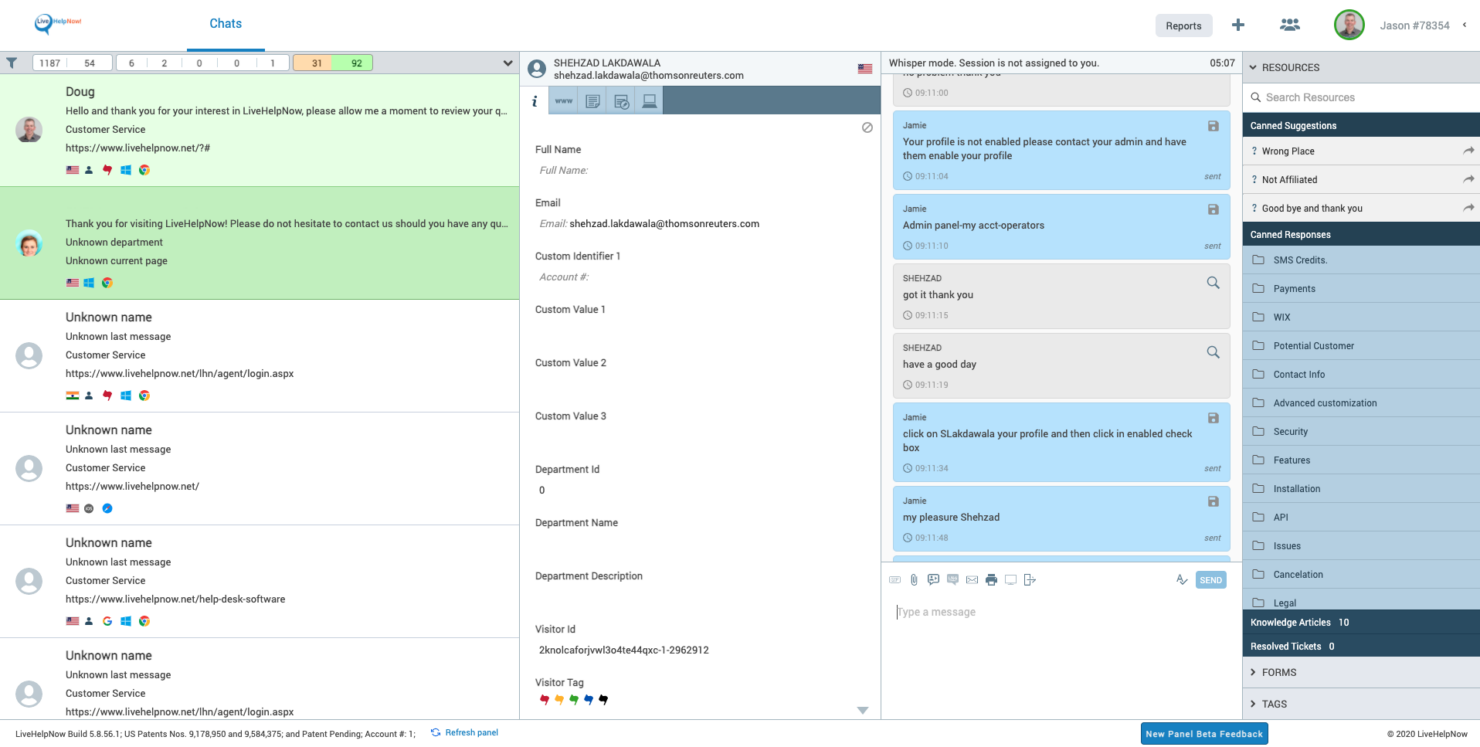screenshot - LiveHelpNow Review: Pros, Cons, Features, and Pricing