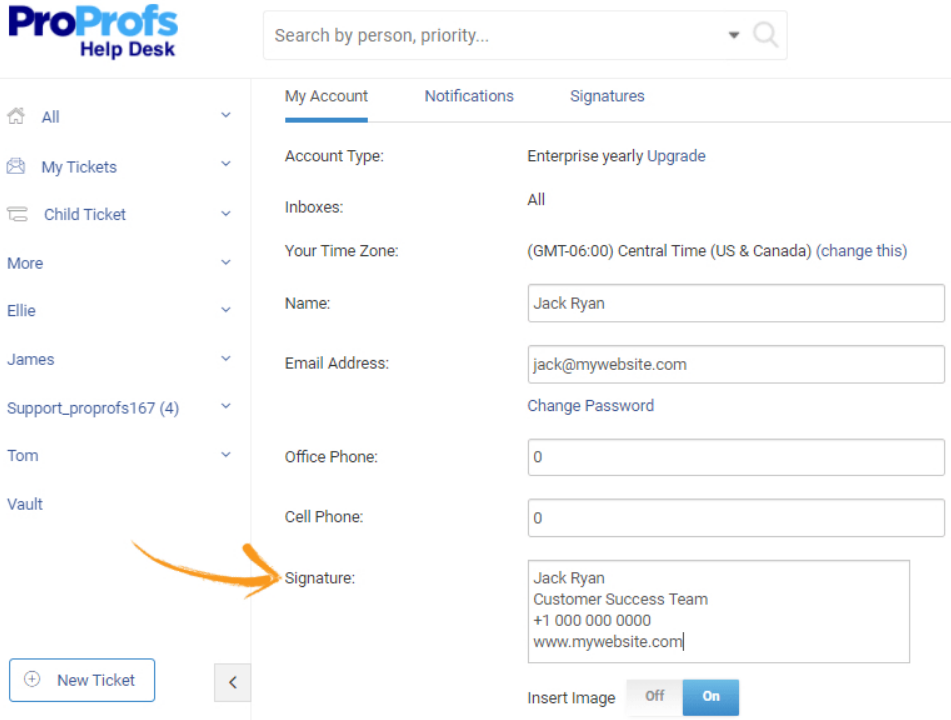 screenshot - ProProfs Help Desk Review: Pros, Cons, Features and Pricing