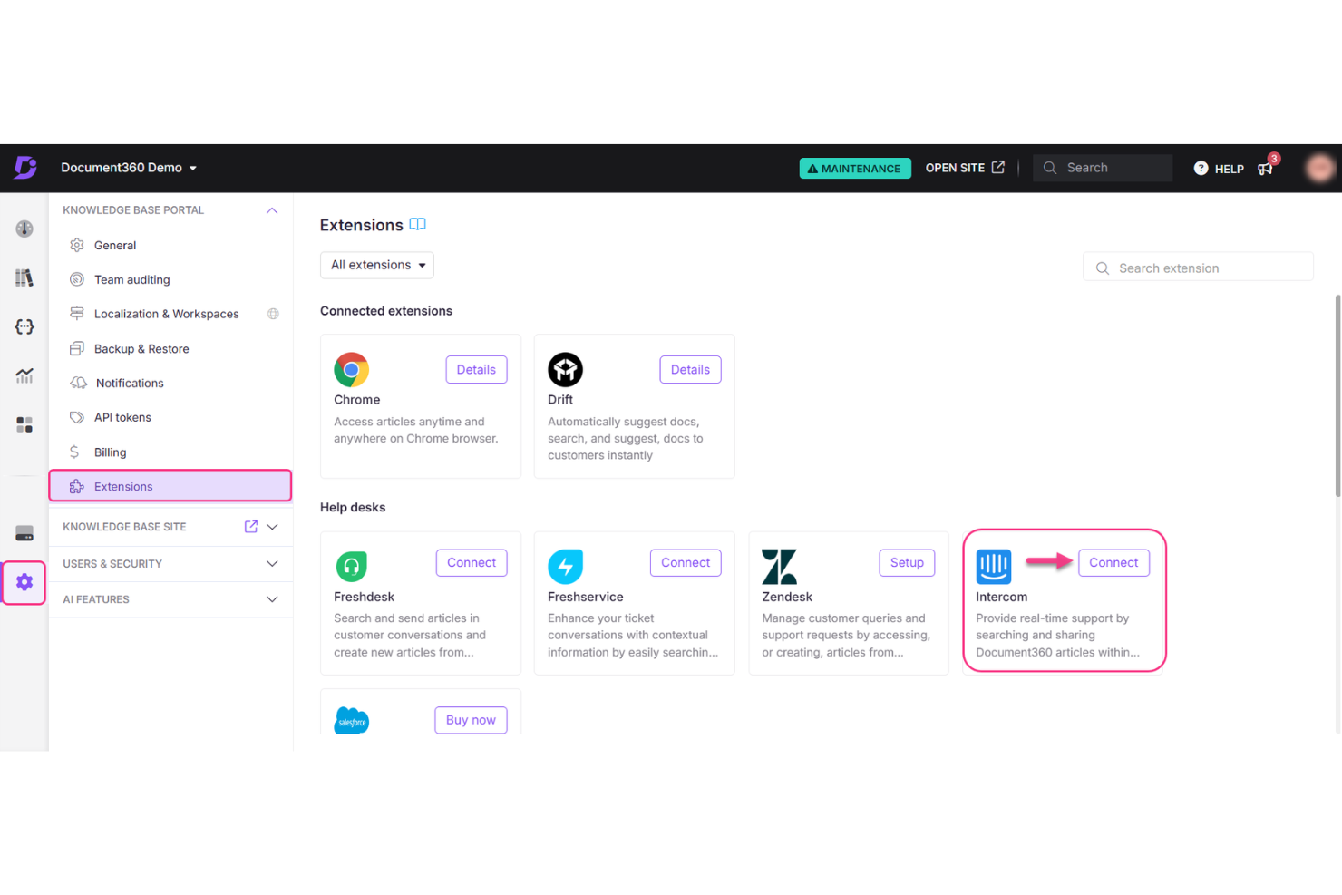screenshot - Document360 Review: Pros, Cons, Features, and Pricing