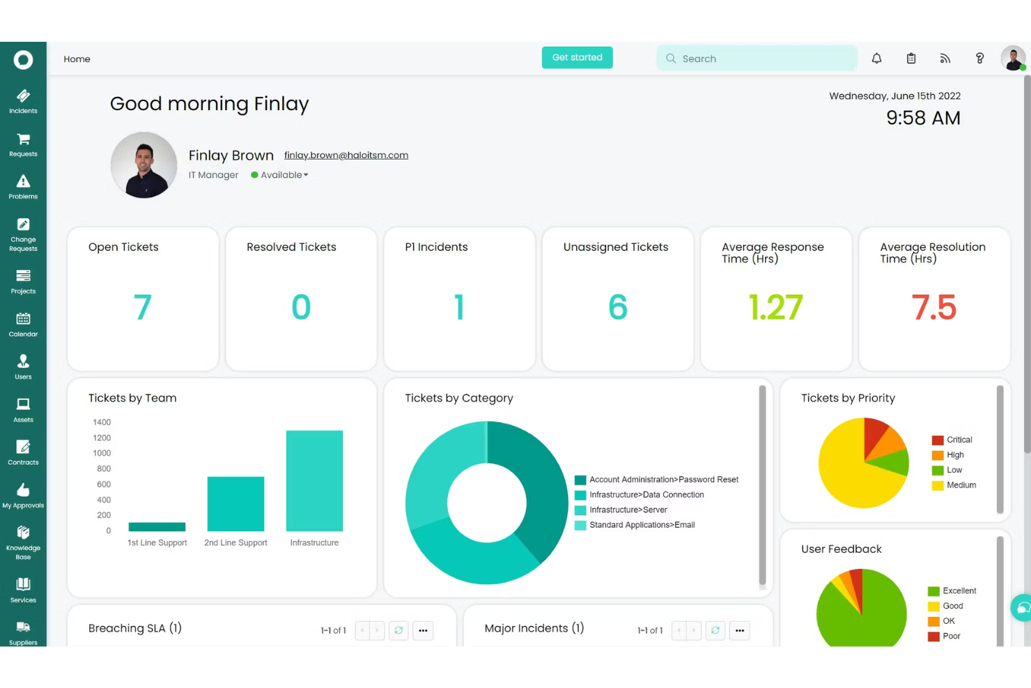 screenshot - HaloITSM Bewertung: Vorteile, Nachteile, Funktionen und Preise