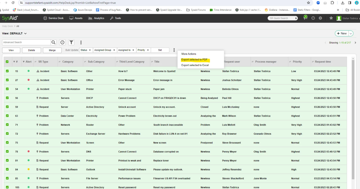 screenshot - Avis sur SysAid : Avantages, Inconvénients, Fonctionnalités et Tarifs