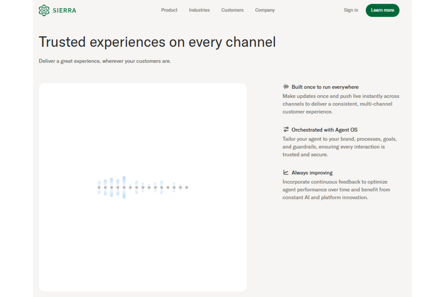 screenshot - Sierra AI Review: Pros, Cons, Features, and Pricing