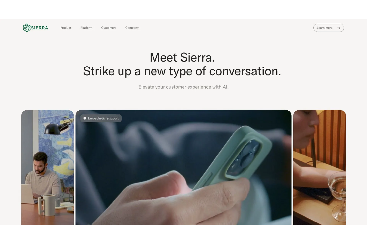 screenshot - Sierra AI Review: Pros, Cons, Features, and Pricing