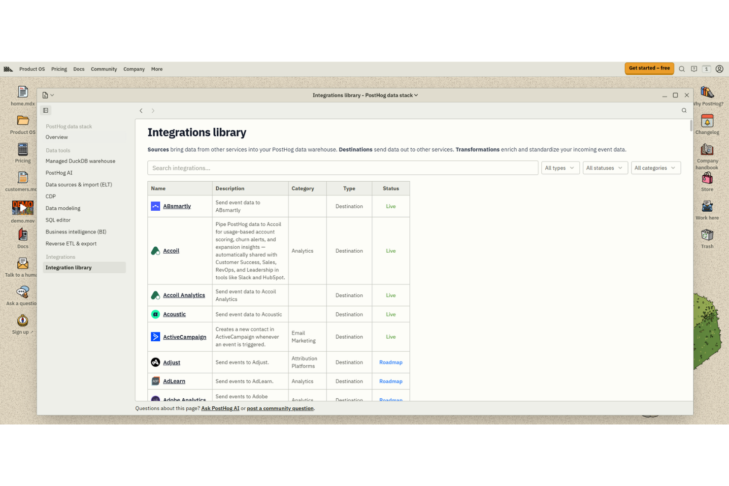 screenshot - PostHog Bewertung: Vorteile, Nachteile, Funktionen und Preise