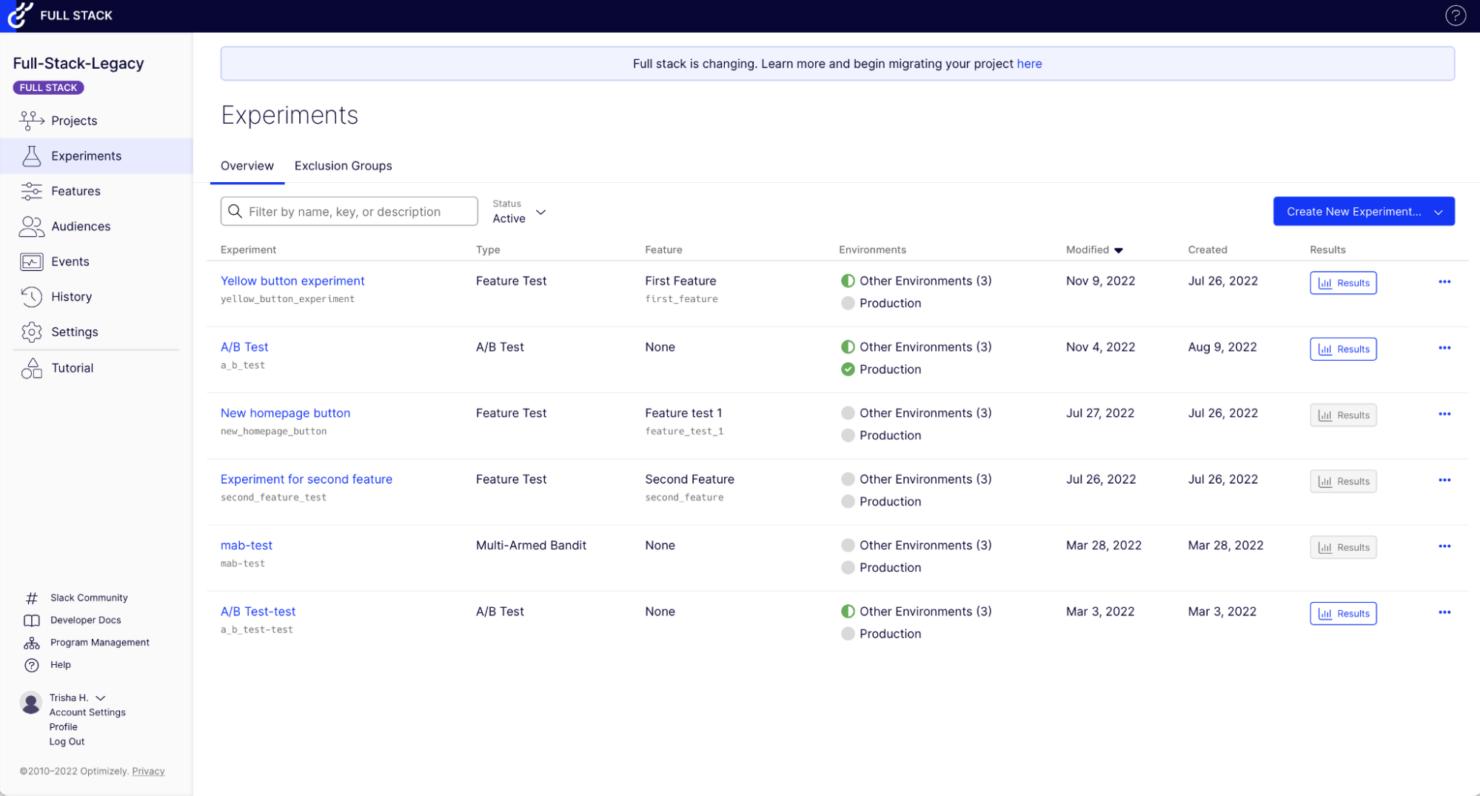 screenshot - Optimizely Review: Pros, Cons, Features and Pricing