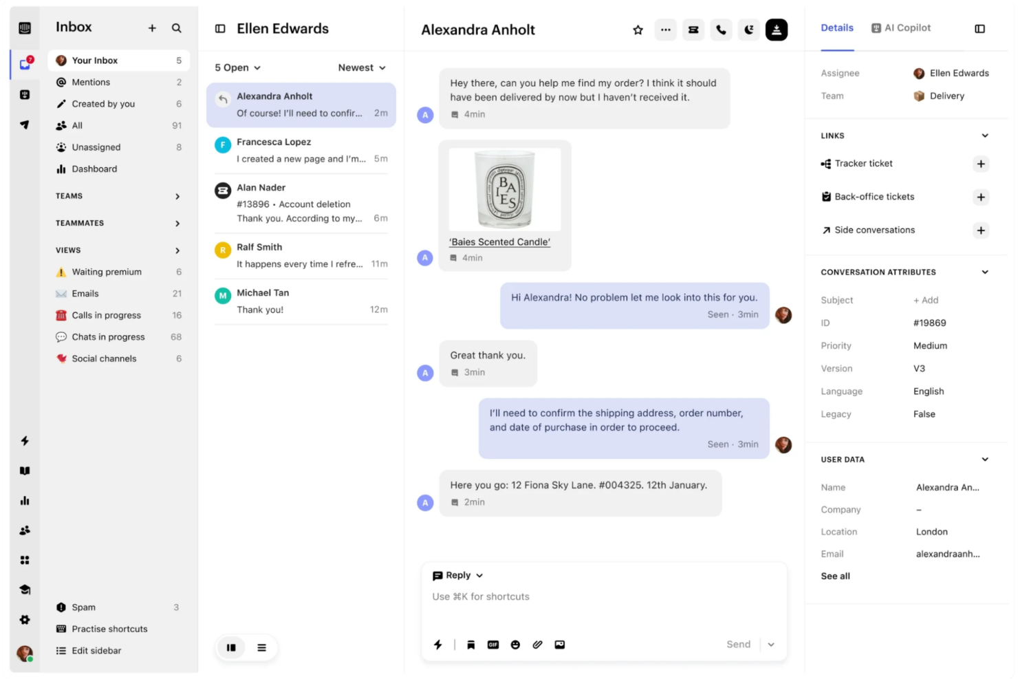 screenshot - Intercom Review: Pros, Cons, Features and Pricing