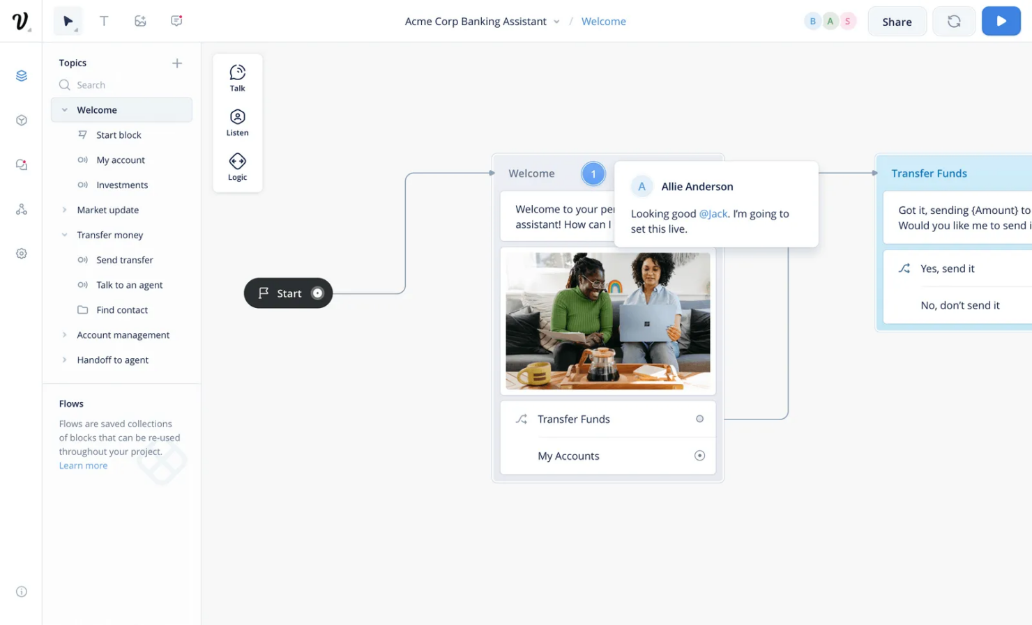 screenshot - Voiceflow Review: Pros, Cons, Features, and Pricing Explained