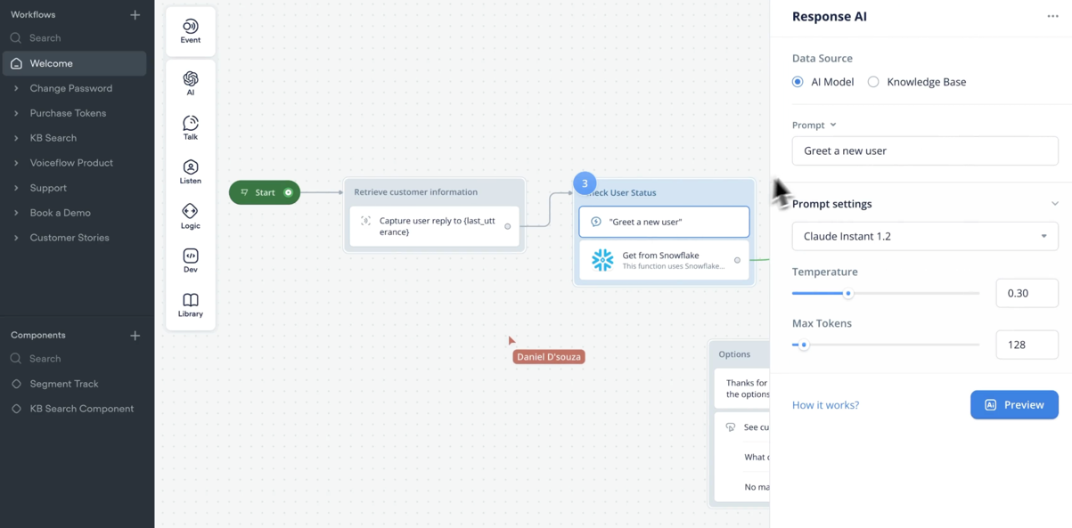 screenshot - Voiceflow Review: Pros, Cons, Features, and Pricing Explained