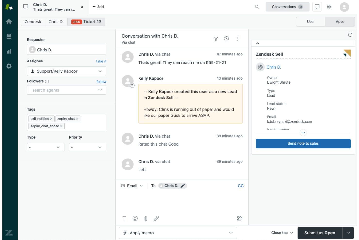 screenshot - Zendesk Talk Review: Pros, Cons, Features, and Pricing Explained