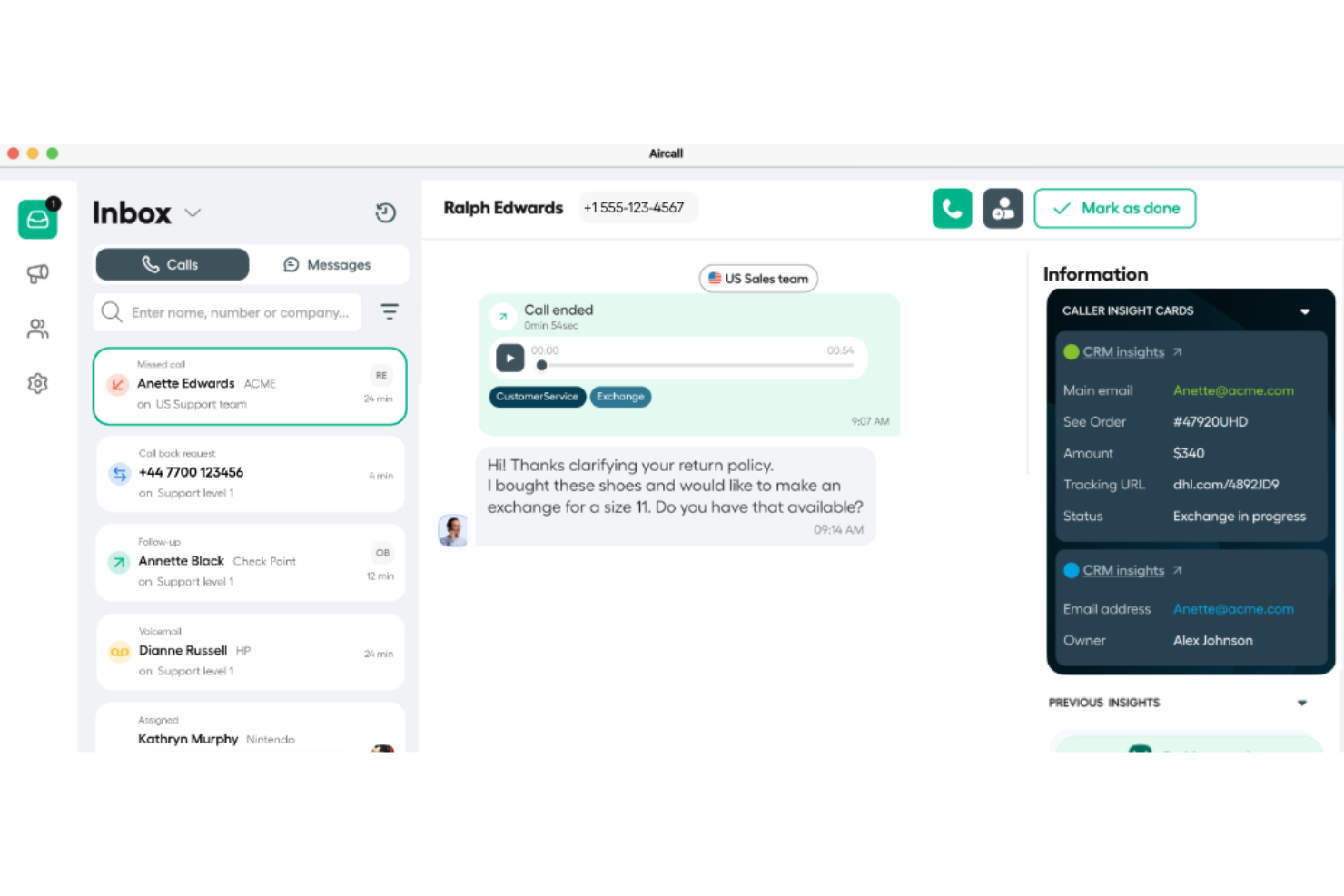screenshot - Aircall Review 2026: Pros, Cons, Features, and Pricing
