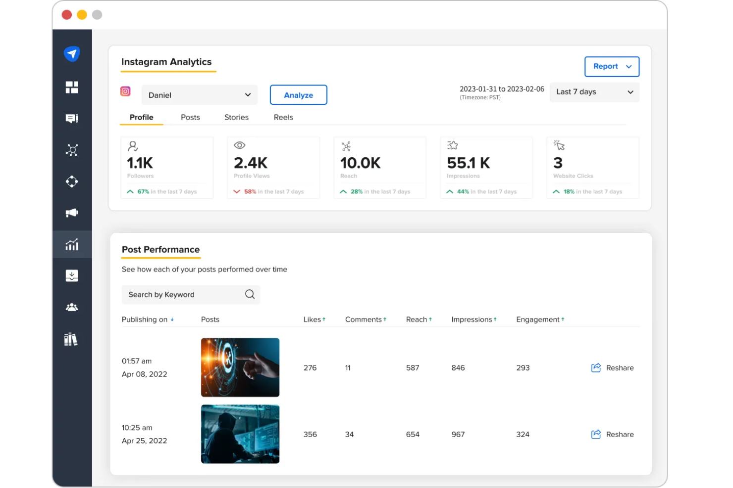SocialPilot screenshot - 10 beste Alternativen zu Sprout Social im Test 2026