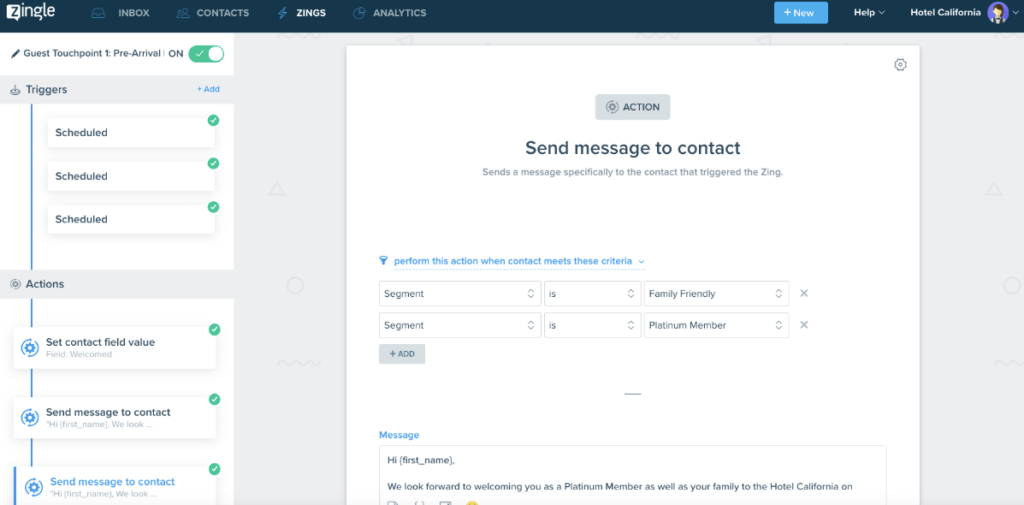 Zingle screenshot - 21 Meilleures Plates-formes d’Engagement Client Passées en Revue pour 2026
