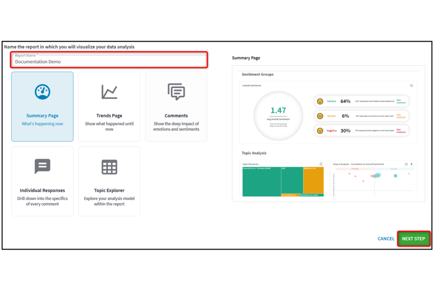 Forsta screenshot - 13 meilleurs outils d’analyse de texte évalués en 2026
