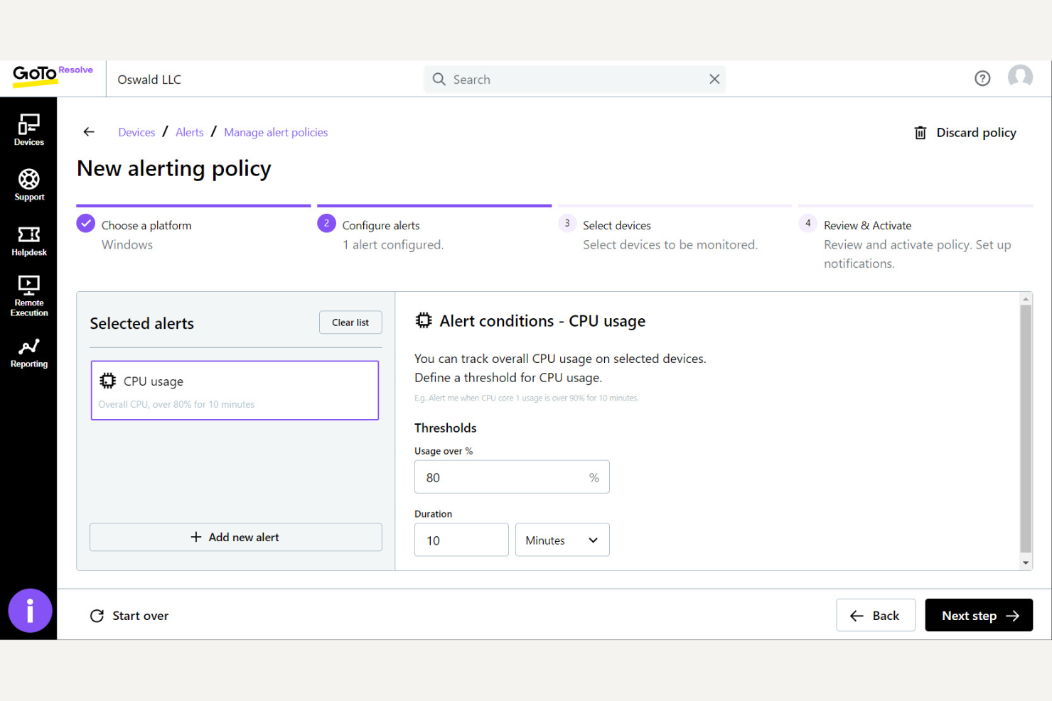 LogMeIn Resolve screenshot - 12 alternatives à NinjaOne à considérer pour la gestion informatique en 2026